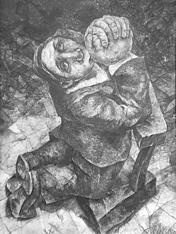 Prayer, pencil on paper, 2006