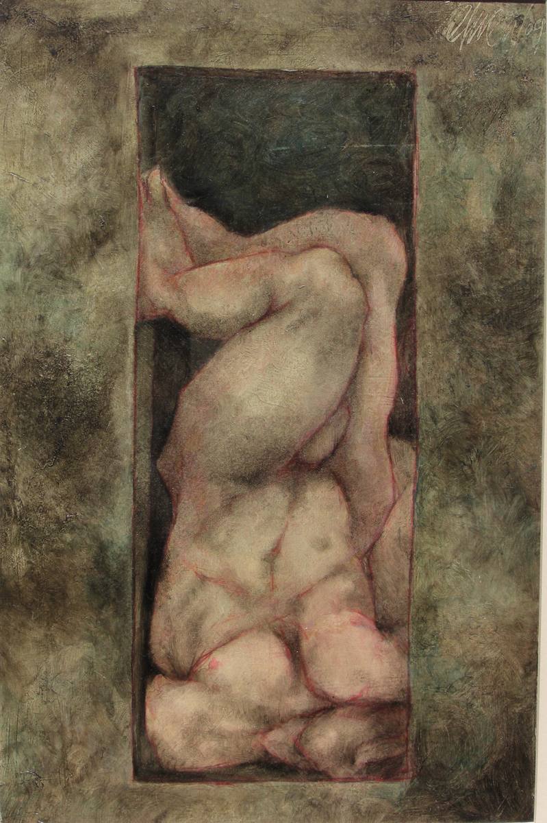 The Grave, oil on paper, 2009