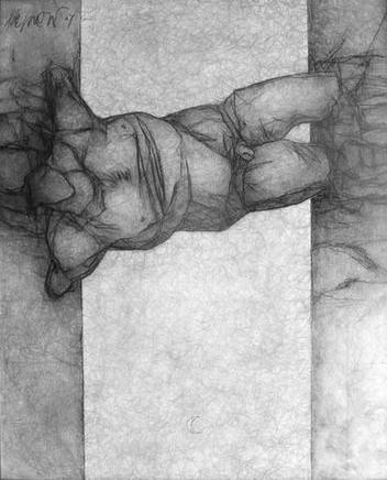 Untitled III, charcoal and graphite, 2007