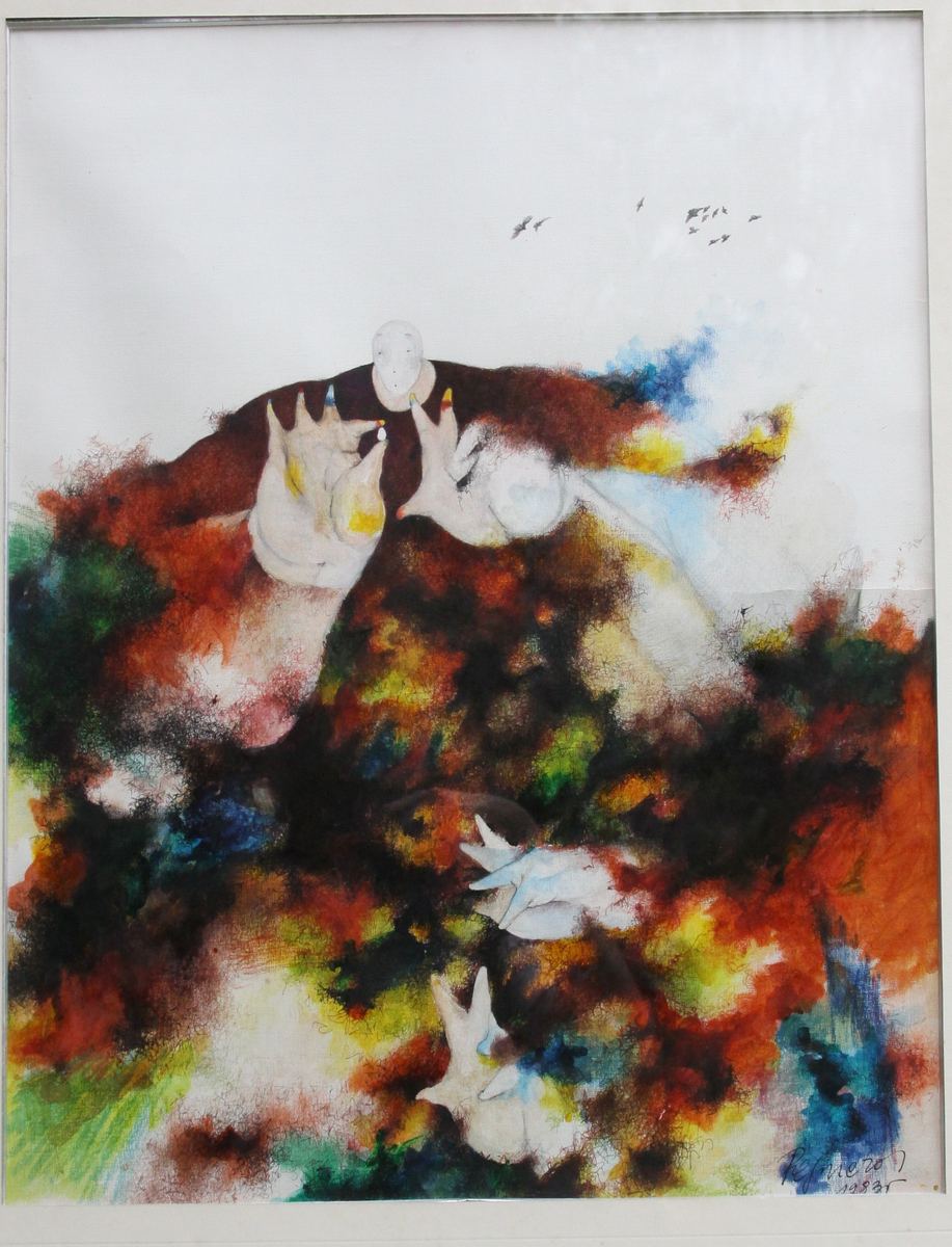 The Illusionist, ink on paper, 1983