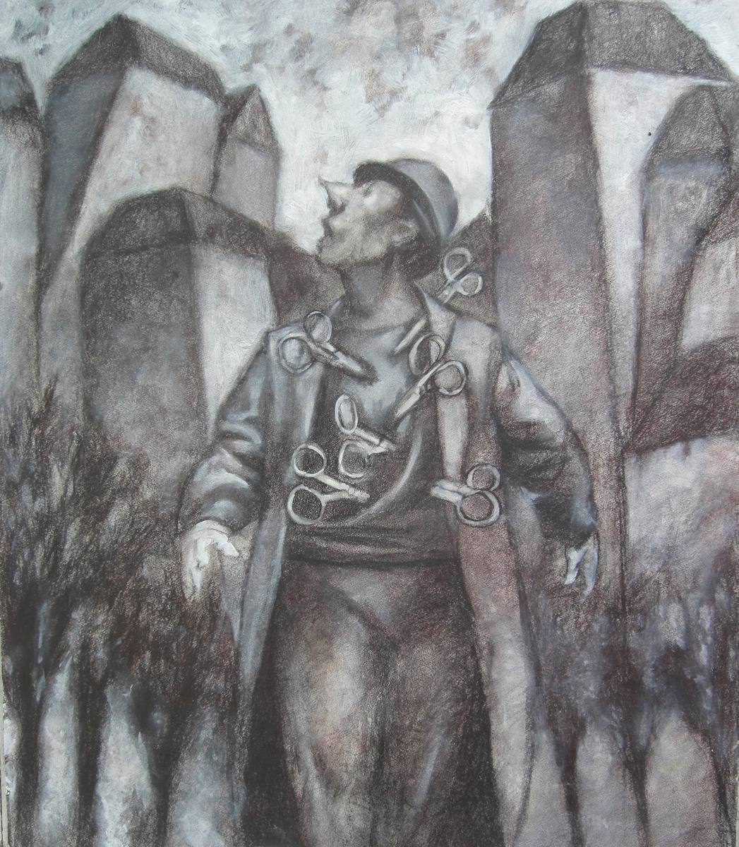 Man with Scissors, 2017
