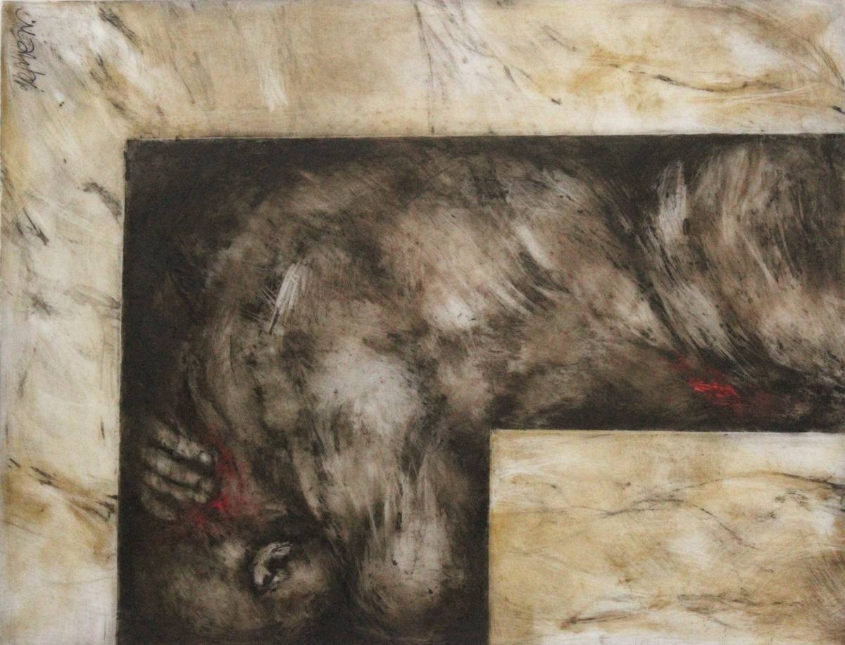 Passage II (Pasaje II), ink and pencil on acrylic sheet, 2011
