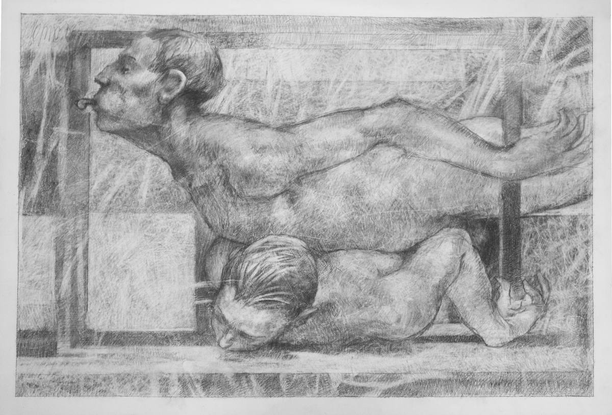 The Whistle, pencil on cotton rag paper, 2018